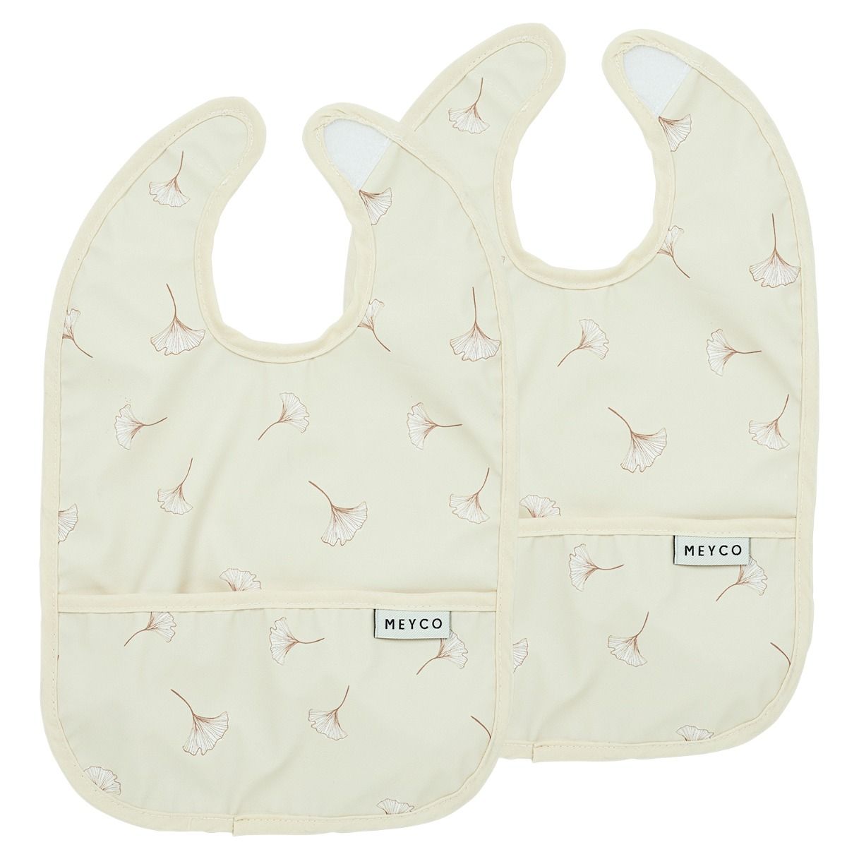 https://www.vanastenbabysuperstore.nl/media/catalog/product/4/5/4592870002_1_slabber_meyco_met_opvangbakje_gingko_soft_sand_2pack.jpg