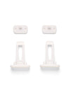 Kastsluitingen Dooky Onzichtbare Wit 2-pack