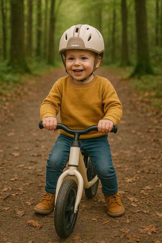 Beschermhelm Dooky Taupe