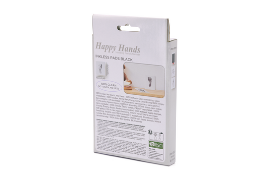 DOOKY Inkless Pads Happy Hands Black