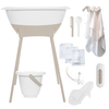 Bad & Verzorgingsset Luma White/Almond met Hydrofiele Starterset Ecru