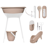 Bad & Verzorgingsset Luma Cappuccino/White