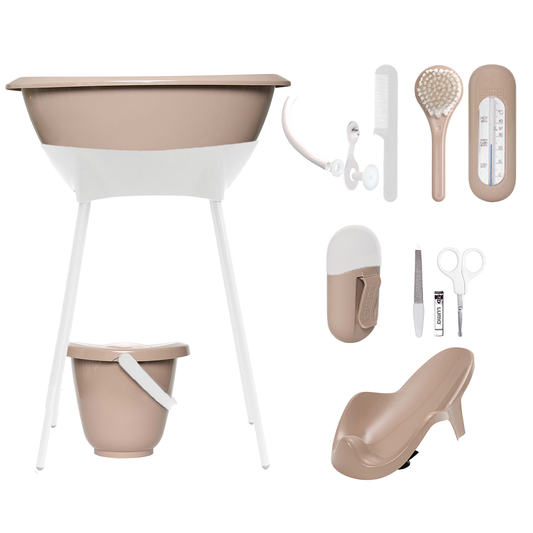 Bad & Verzorgingsset Luma Cappuccino/White