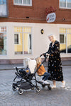 Meerijdplankje Lascal Universeel Maxi+ Grey met zitje