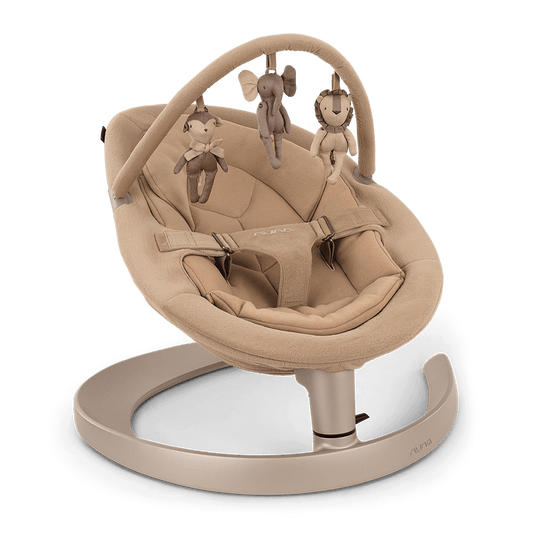 Wipstoel Nuna Leaf Grow Teddy met Speelboog