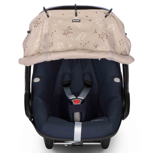 Zonnekap Dooky Universele Cover Romantic Leaves Beige