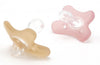 Fopspeen Difrax Siliconen Natural 6-12 mnd. Raspberry/Caramel 2st