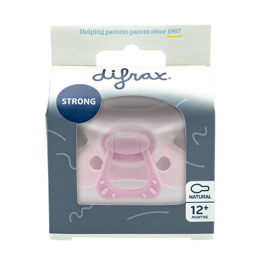 Fopspeen Difrax Natural Edelsteen 12+ mnd Rose Quartz
