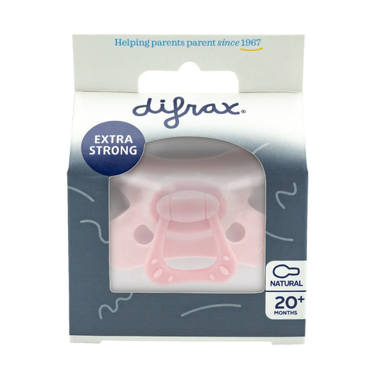 Fopspeen Difrax Natural Edelsteen 18+ mnd Pink Opal