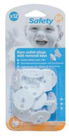 Stopcontactbeschermer + Sleutel Safety 1st Wit 12st