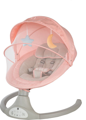 Babyswing Bebies First Relax met Kap & Speelboog Roze