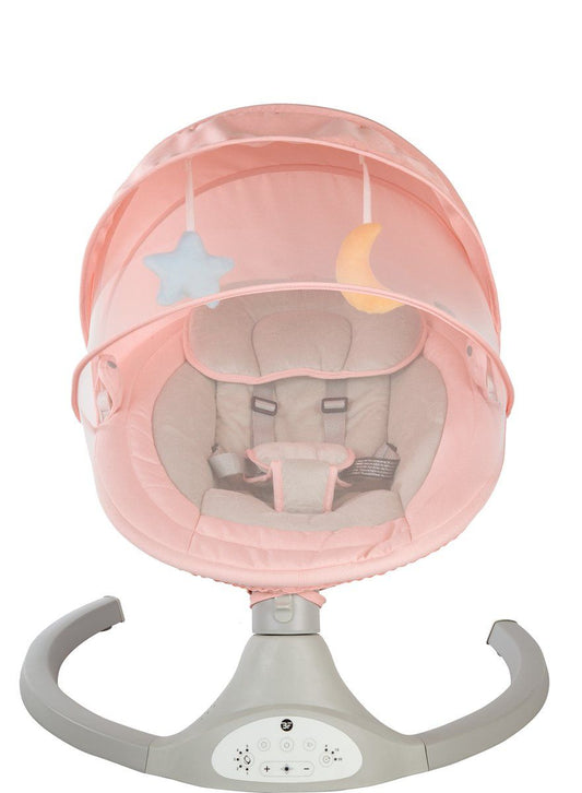 Babyswing Bebies First Relax met Kap & Speelboog Roze