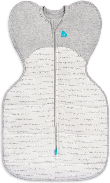 Inbakerslaapzak Love To Dream Fase 1 Swaddle Up White/Grey 2.5 TOG