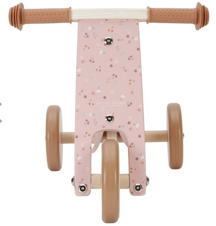 Loopfiets Little Dutch Pink Flowers