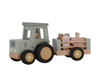Tractor met Trailer Little Dutch Little Farm Hout