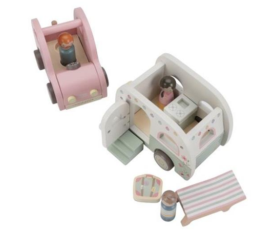 Speelgoed Auto Met Caravan Little Dutch