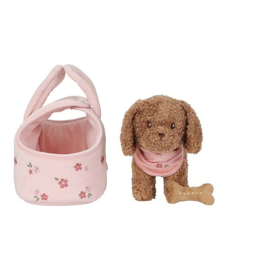 Knuffelhond Little Dutch Jackey In Tas