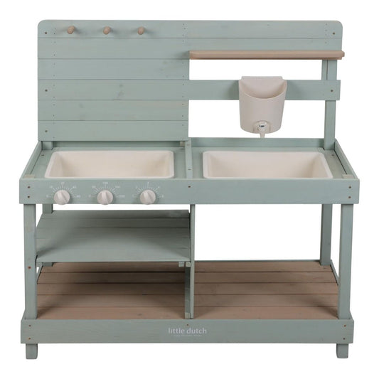 Houten Buitenkeuken Little Dutch FSC Groen
