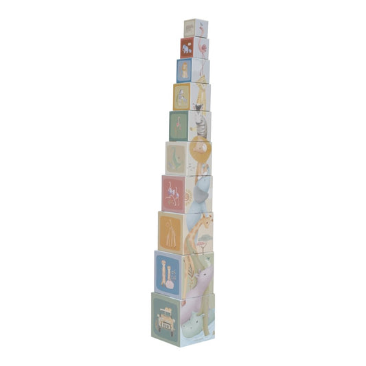 Stapeltoren Little Dutch Safari Friends Groen