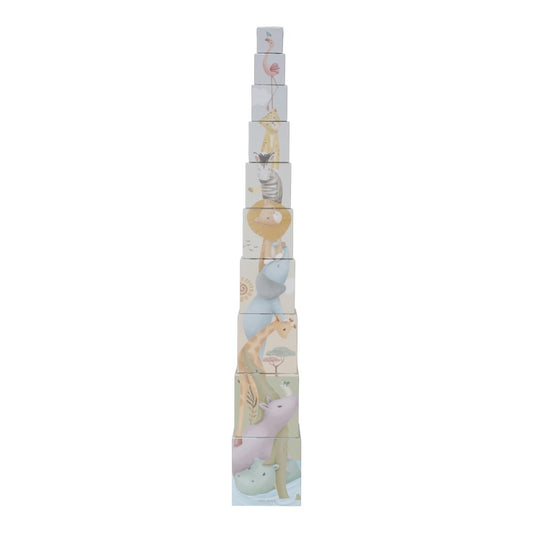 Stapeltoren Little Dutch Safari Friends Groen