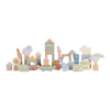 Houten Bouwblokken Little Dutch Safari Friends Groen