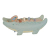 Houten Hamerbank Little Dutch Safari Friends Groen