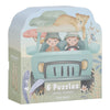 Zes Puzzels Little Dutch Safari Friends