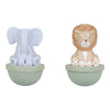 Houten Muziekdoosje Little Dutch Safari Friends Groen