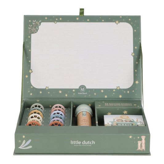 Verhalen Projector Zaklamp Little Dutch Safari Friends Groen