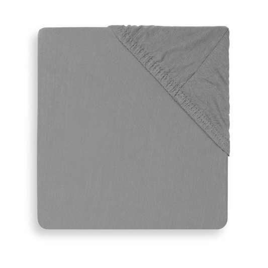 Hoeslaken Boxmatras Jollein 75x95 Jersey Storm Grey