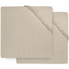 Hoeslaken Boxmatras Jollein 75x95 Jersey Nougat 2-pack
