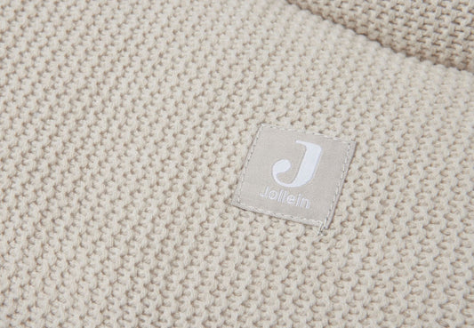 Boxkleed Rond Jollein Basic Knit 95cm Nougat