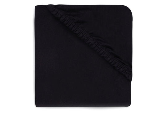 Hoeslaken Boxmatras Jollein Rond 95cm Jersey Black