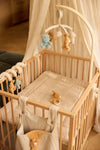 Boxkleed Jollein Fluffy 75x95 Sand