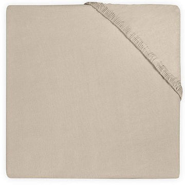 Hoeslaken Boxmatras Jollein 75x95 Jersey Nougat