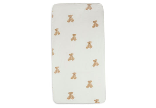 Hoeslaken Ledikant Jollein 60x120 Jersey Teddy Bear