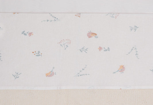 Laken Wieg Jollein 75x100 Lovely Birds