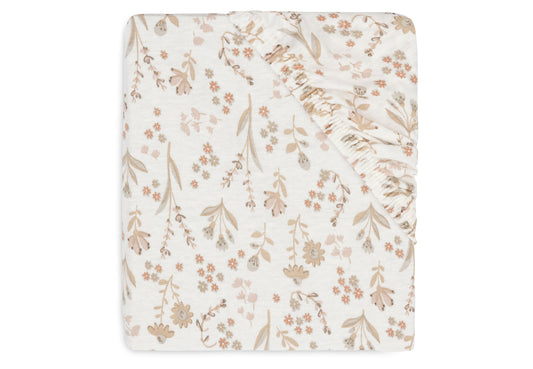 Hoeslaken Wieg  Jollein Jersey 40/50x80/90 Bloomy