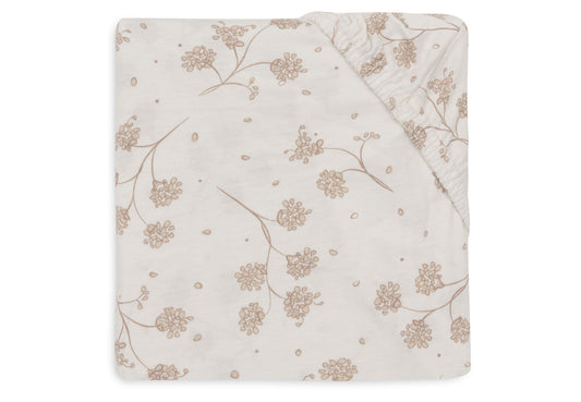 Hoeslaken Wieg Jollein 40/50x80/90 Jersey Leafy Dreams