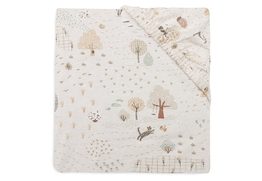 Hoeslaken Wieg Jollein 40/50x80/90 Jersey Tiny Park
