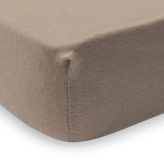Hoeslaken Boxmatras Rond Jollein Milky Coffee