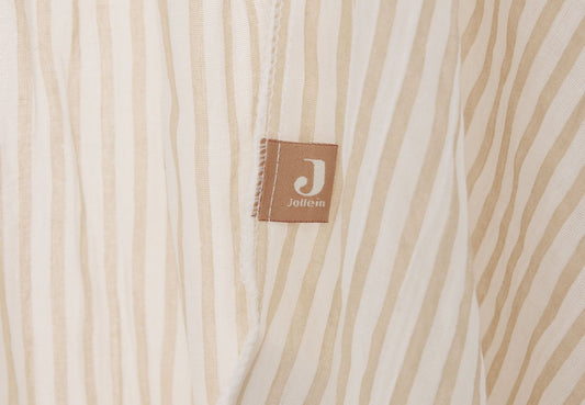 Klamboe Jollein Stripe Oatmeal/Hazel 245 cm