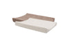 Aankleedkussenhoes Jollein Badstof Milky Coffee/Ivory 2st