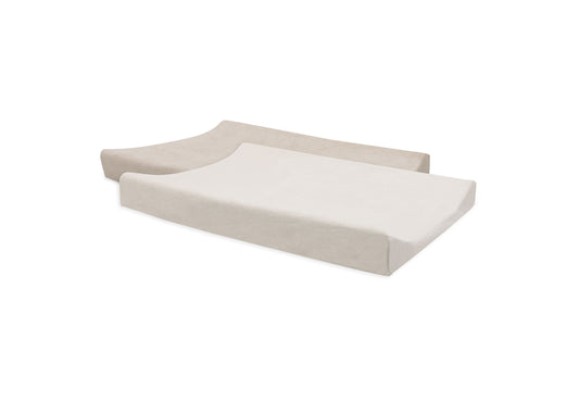 Aankleedkussenhoes Jollein Badstof Oatmeal/Sand 2st