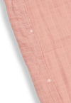 Aankleedkussenhoes Jollein Wrinkled Rosewood