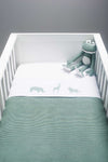 Deken Wieg Jollein 75x100 Basic Knit Forest Green