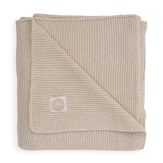 Deken Wieg Jollein Basic Knit 75x100 Nougat