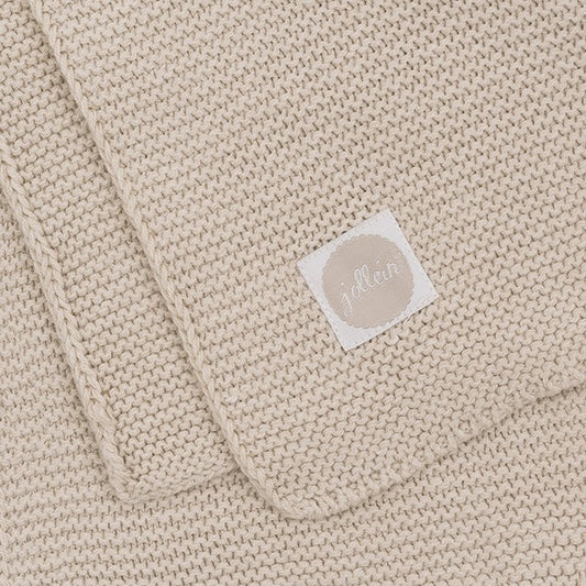 Deken Wieg Jollein Basic Knit 75x100 Nougat