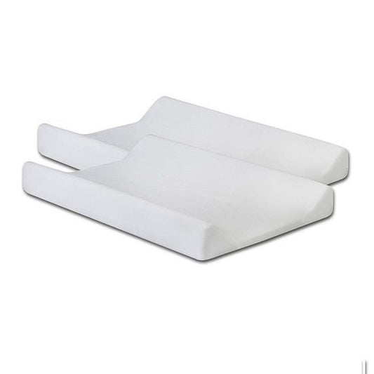 Aankleedkussenhoes Jollein Badstof Wit 2-Pack