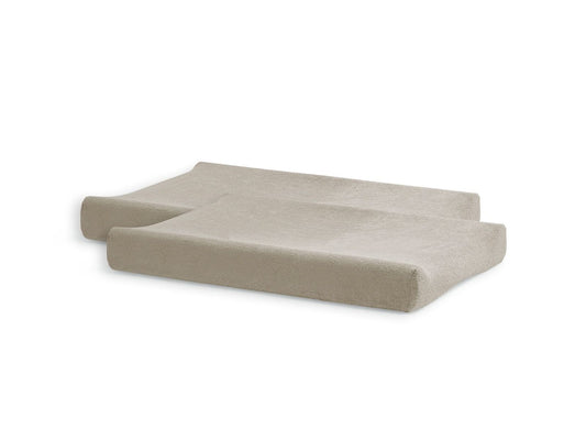 Aankleedkussenhoes Jollein Badstof Nougat 2-pack